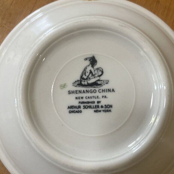 Shenango China USA Finished By Arthur Schiller&Son Bowls 5 In Set of Two - Picture 4 of 5